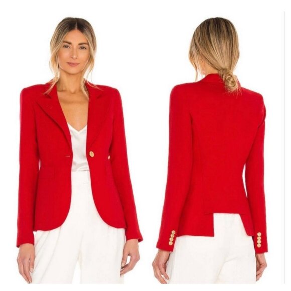 Smythe Jackets & Blazers - Smythe Duchess One Button Blazer Jacket in Red
